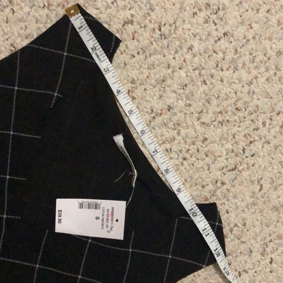 💜 S 💜 NWT Blouse Tank Elastic Checkered - Picture 7 of 9